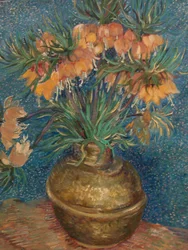 Still Life with Imperial Crowns in a Bronze Vase
